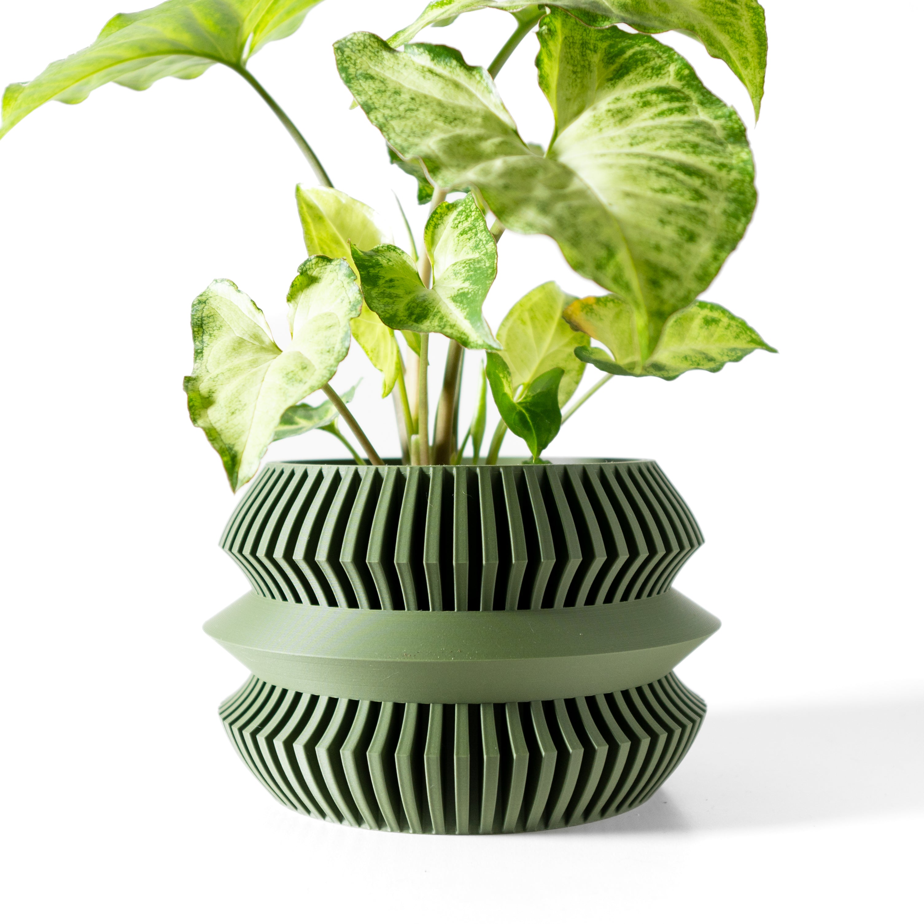 Uldol Planter Vase mit Ablauf – Stabile Pflanzdekoration