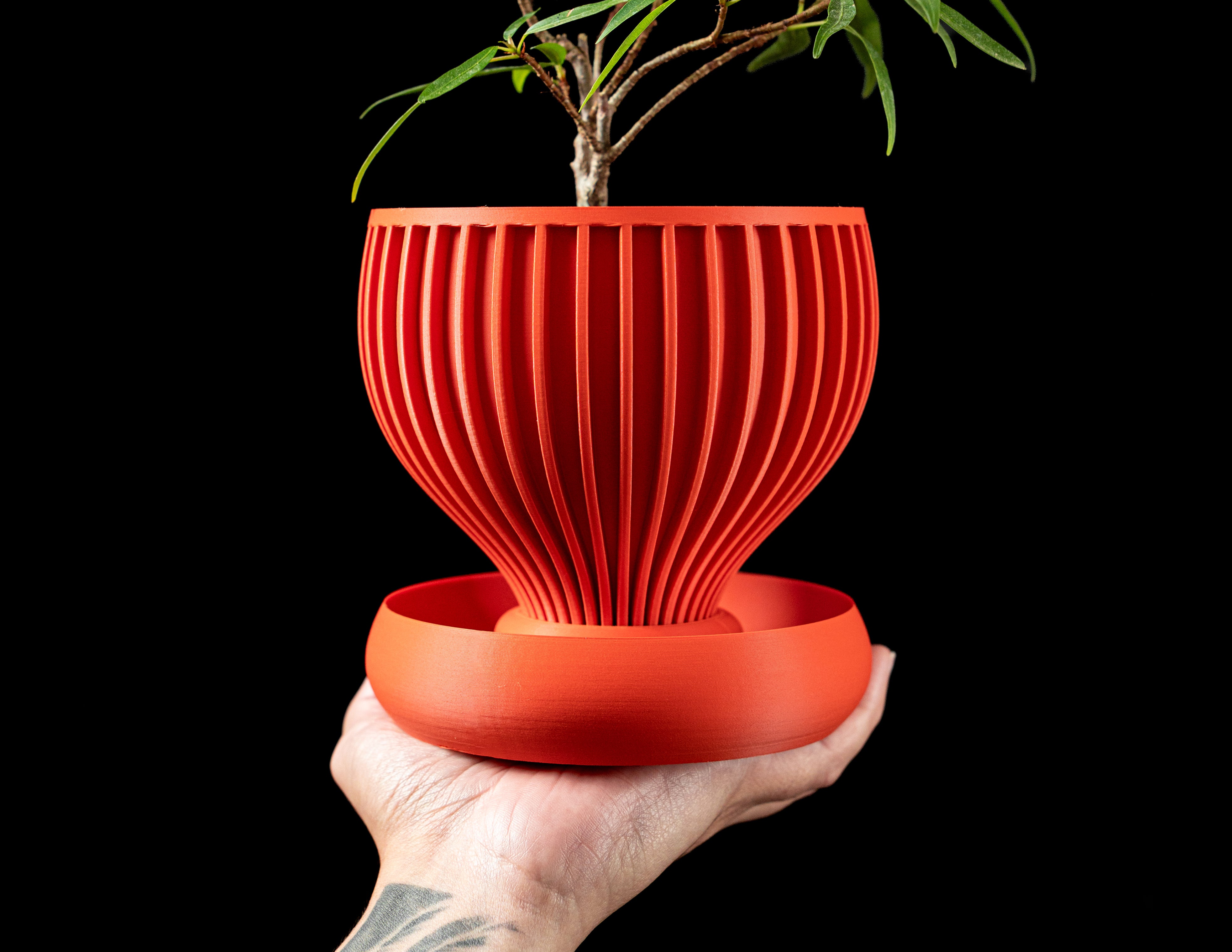 Yin Planter Vase – Harmonische Moderne Pflanzdekoration