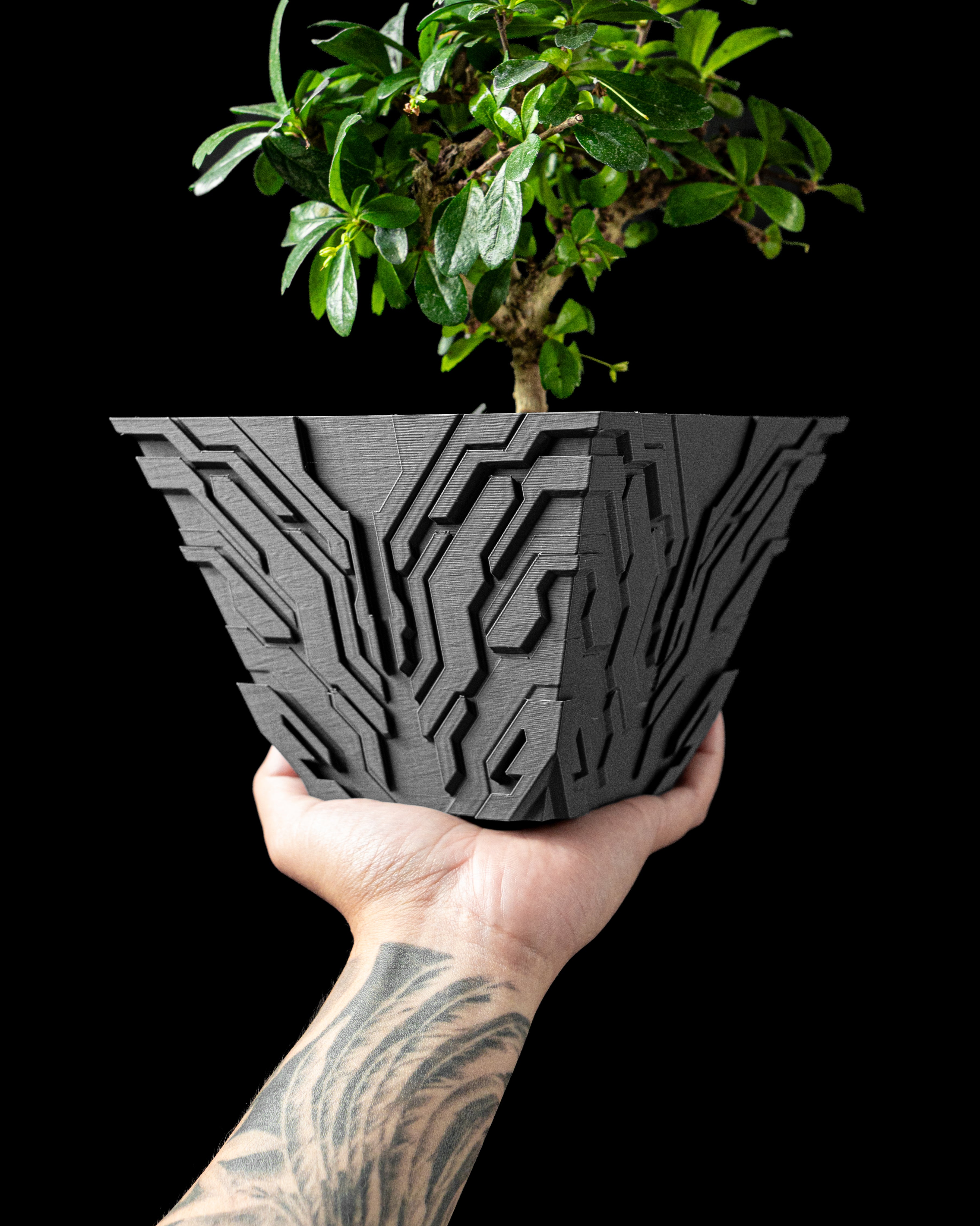 NeoOrbit Vase – Futuristische 3D-Gedruckte Dekoration