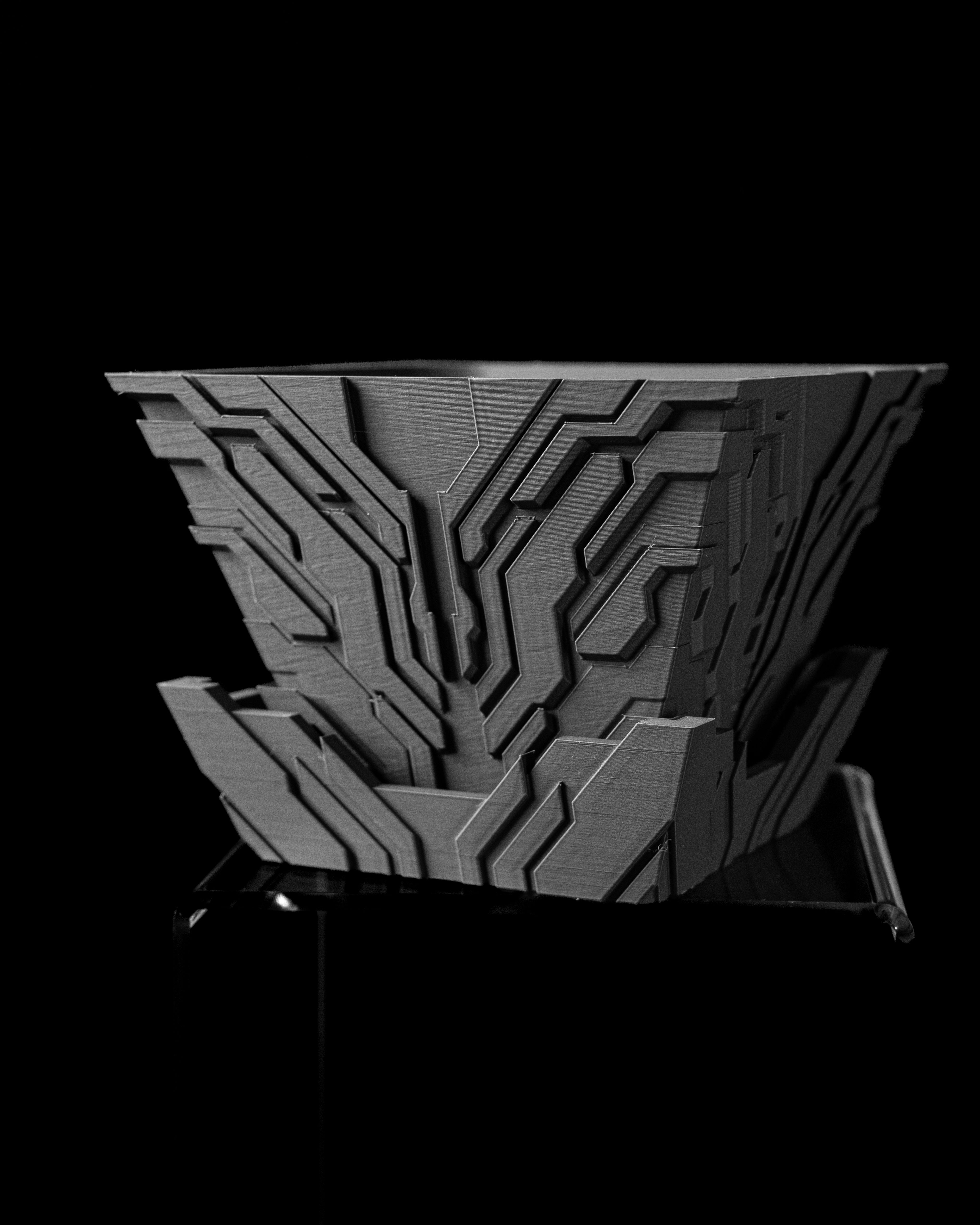 NeoOrbit Vase – Futuristische 3D-Gedruckte Dekoration