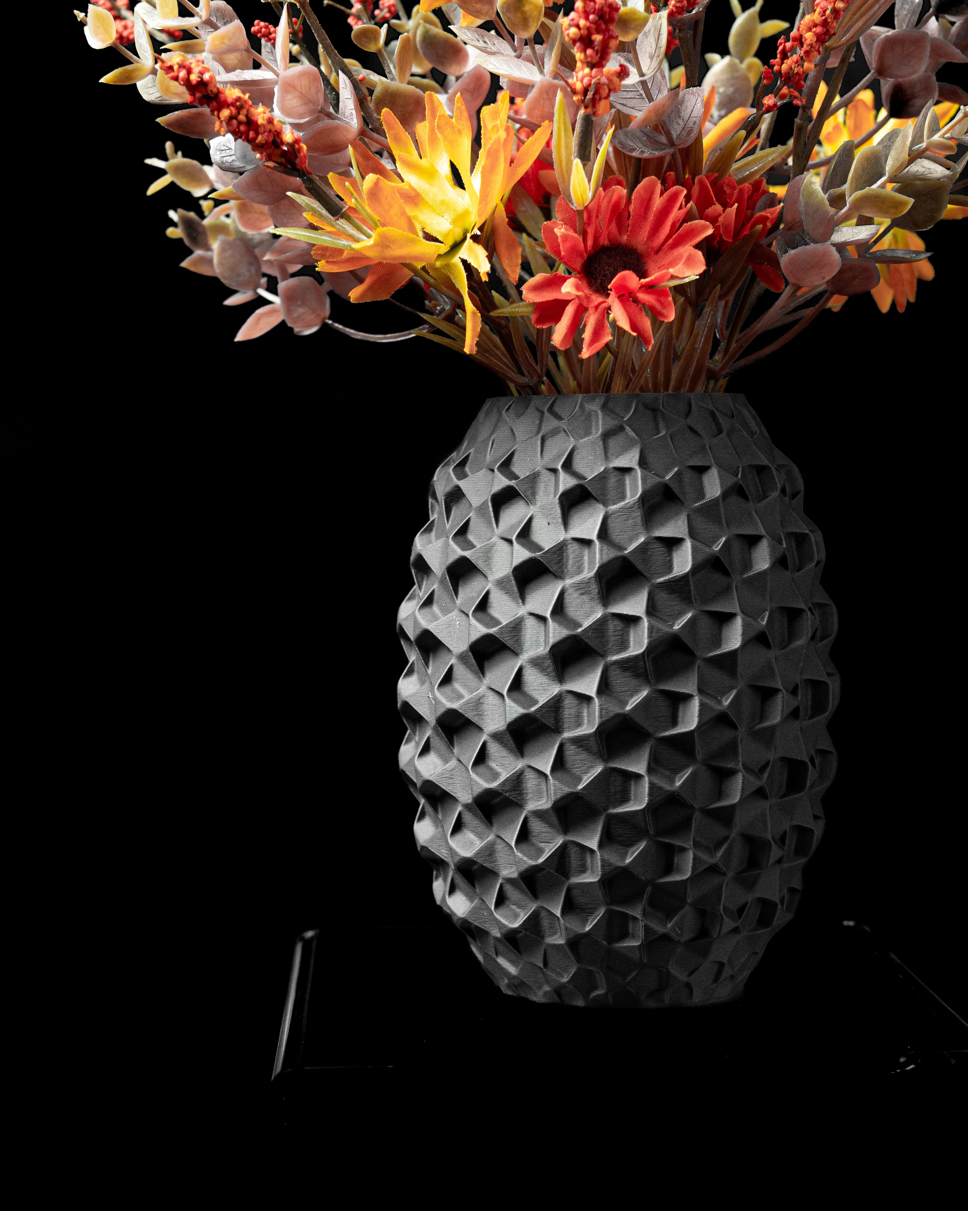 Cobble Flower Vase – Steinige Moderne Blumenpracht