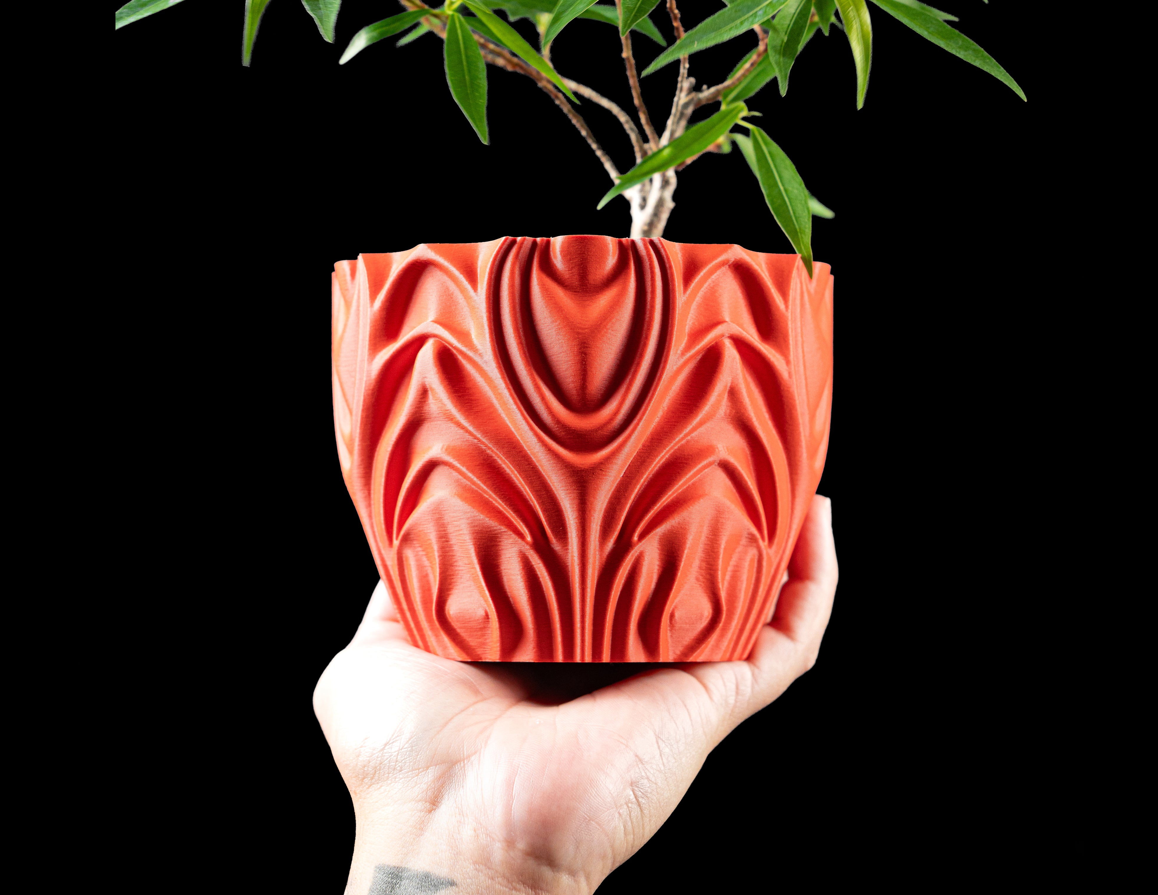 Corru Planter Vase – Wellige Moderne Dekoration