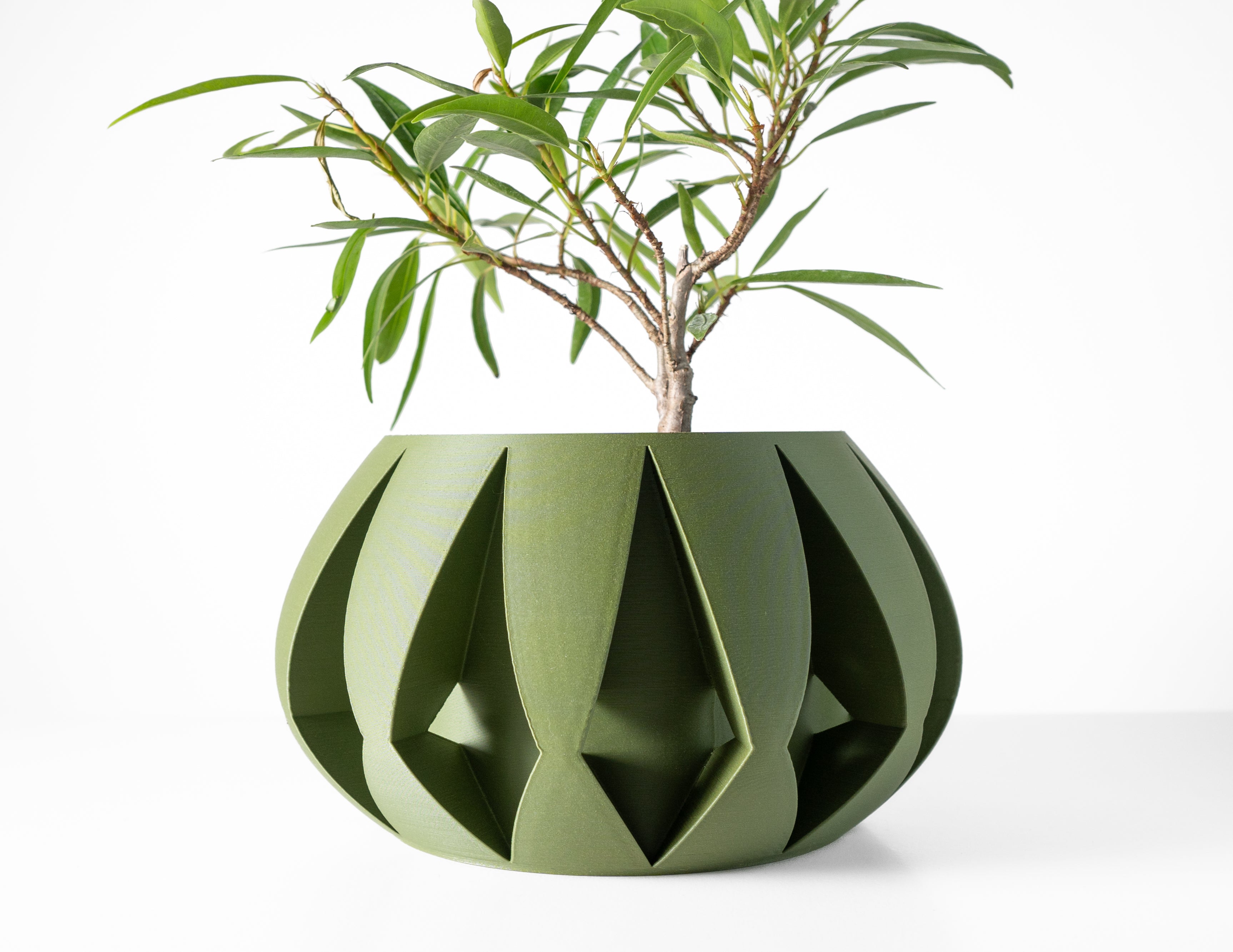Moki Planter Vase mit Ablauf – Spielerische Pflanzdekoration