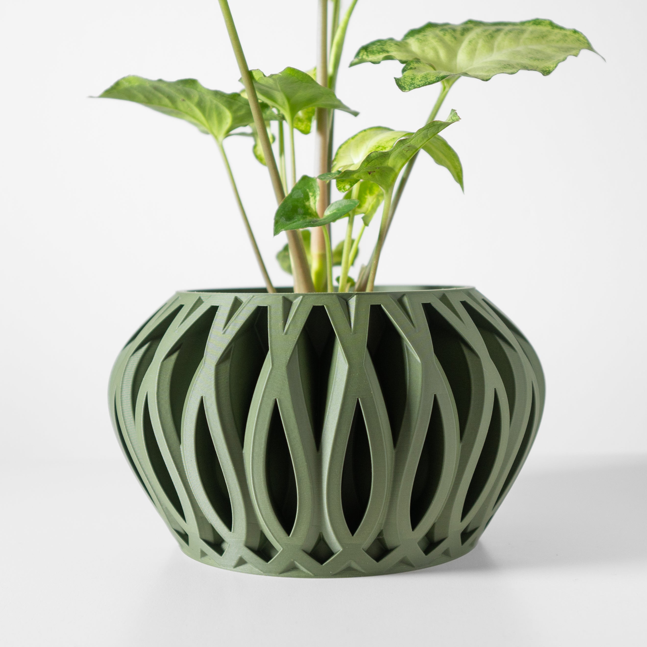 Serik Planter Vase mit Ablauf – Edle Pflanzdekoration