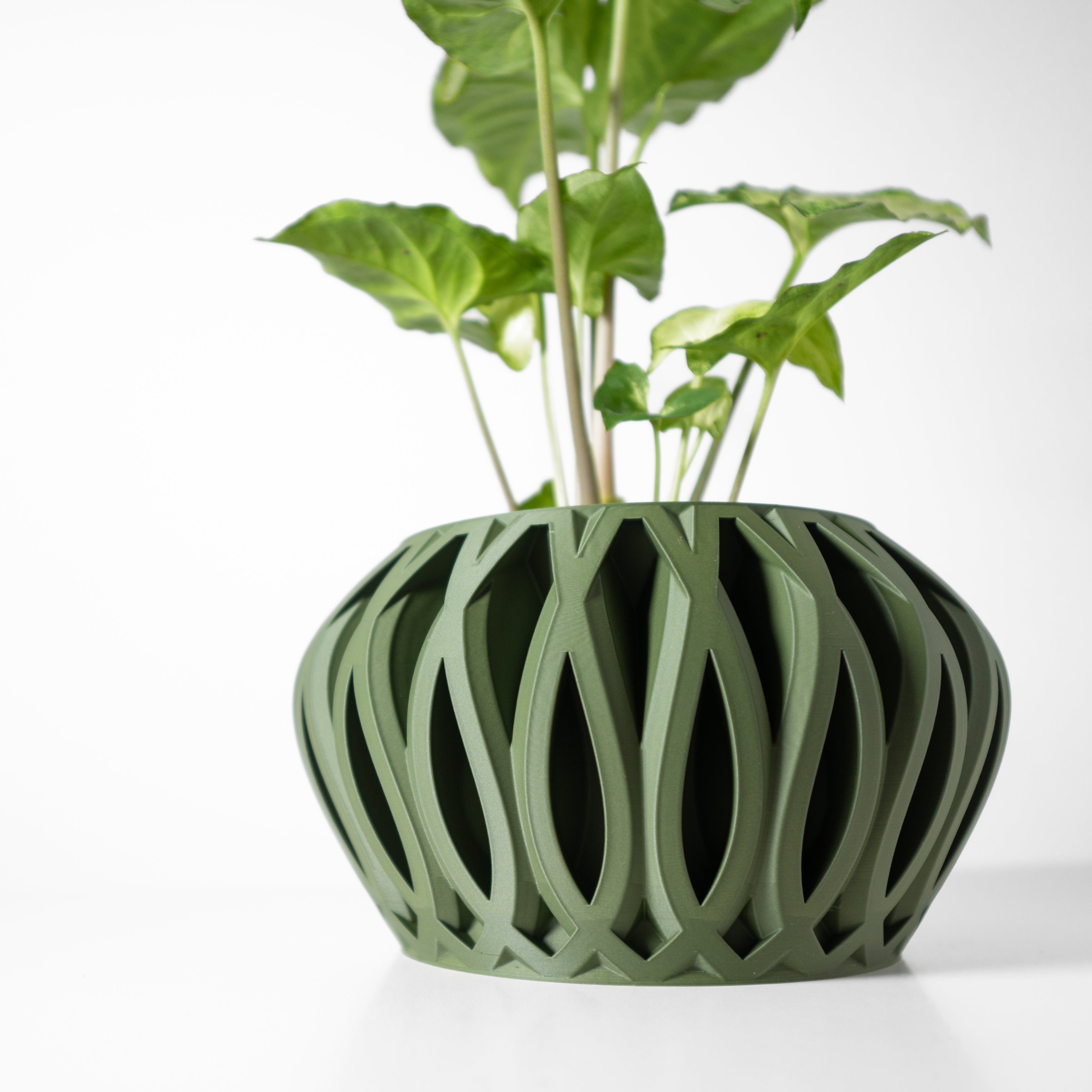 Serik Planter Vase mit Ablauf – Edle Pflanzdekoration