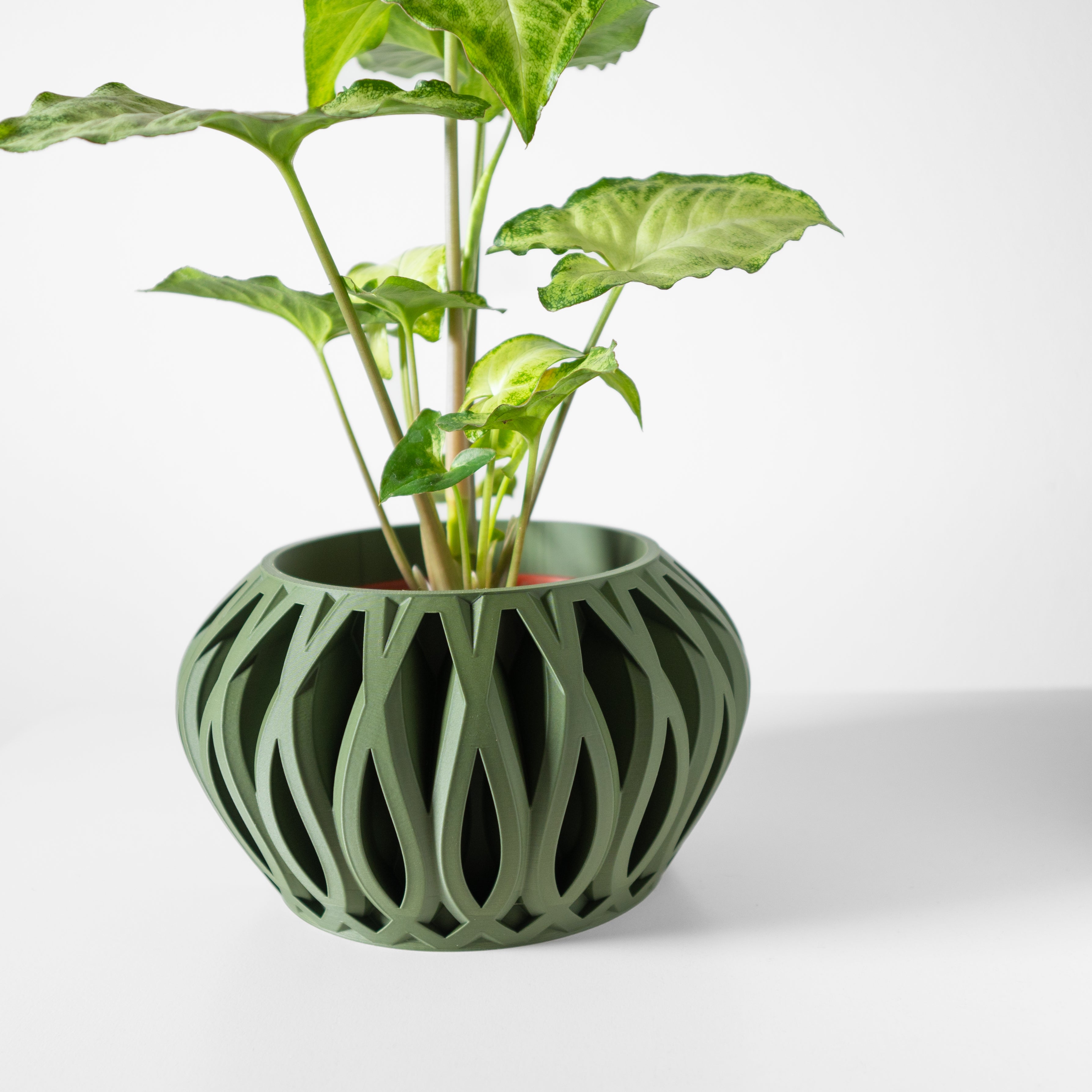 Serik Planter Vase mit Ablauf – Edle Pflanzdekoration
