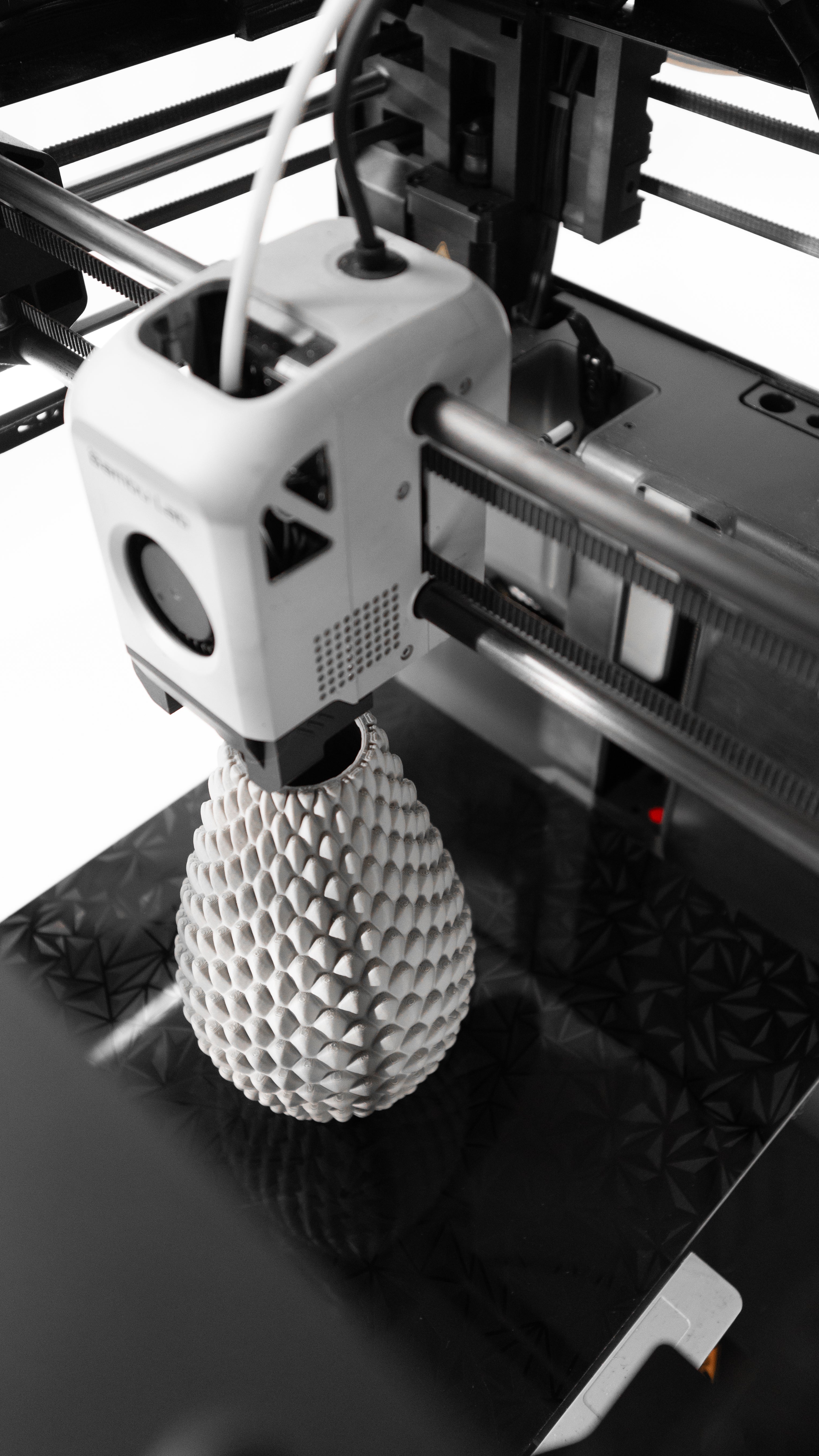 Dragonscale Flower Vase – Drachenartige 3D-Dekoration