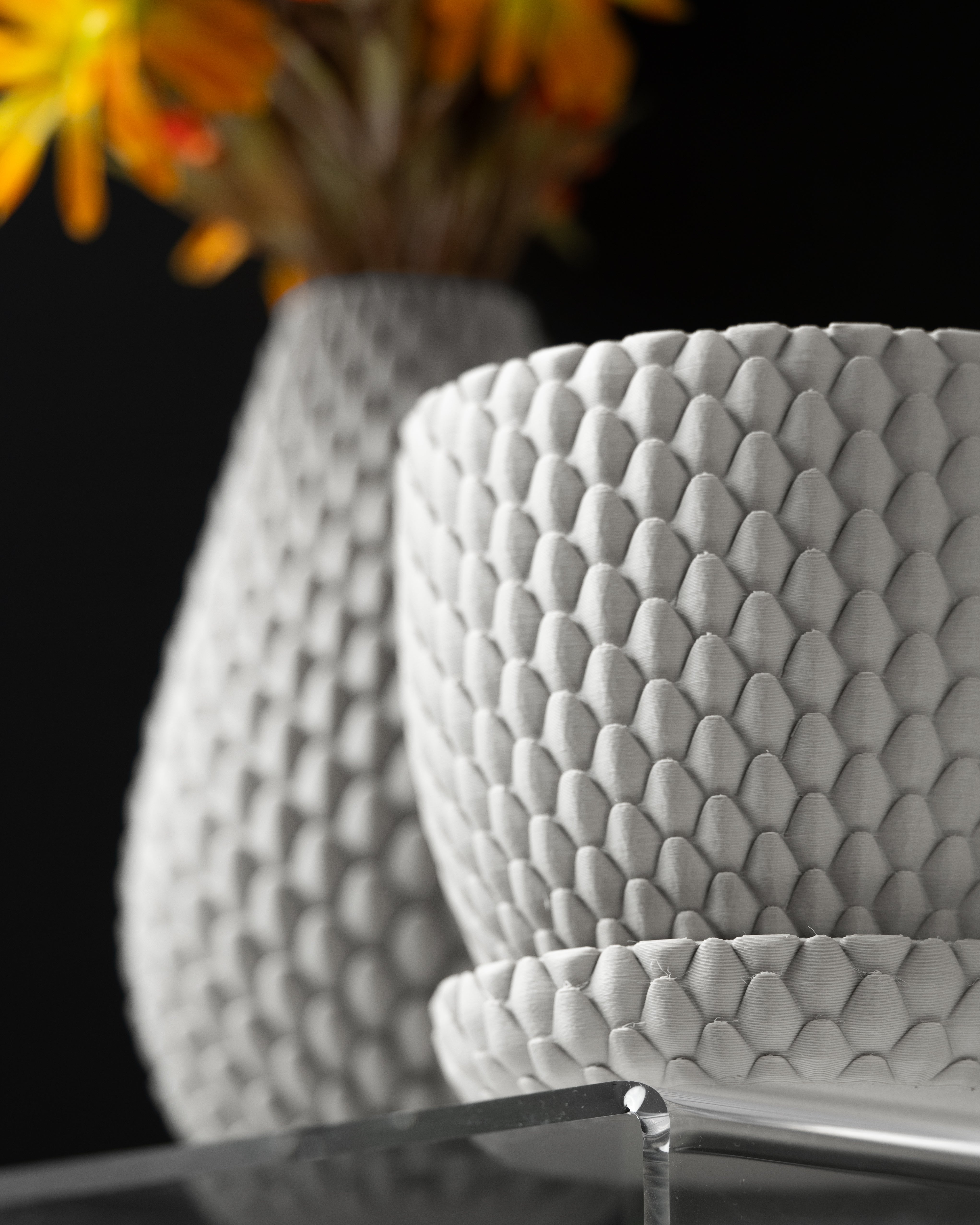 Dragonscale Planter 01 – Drachenartige Pflanzdekoration