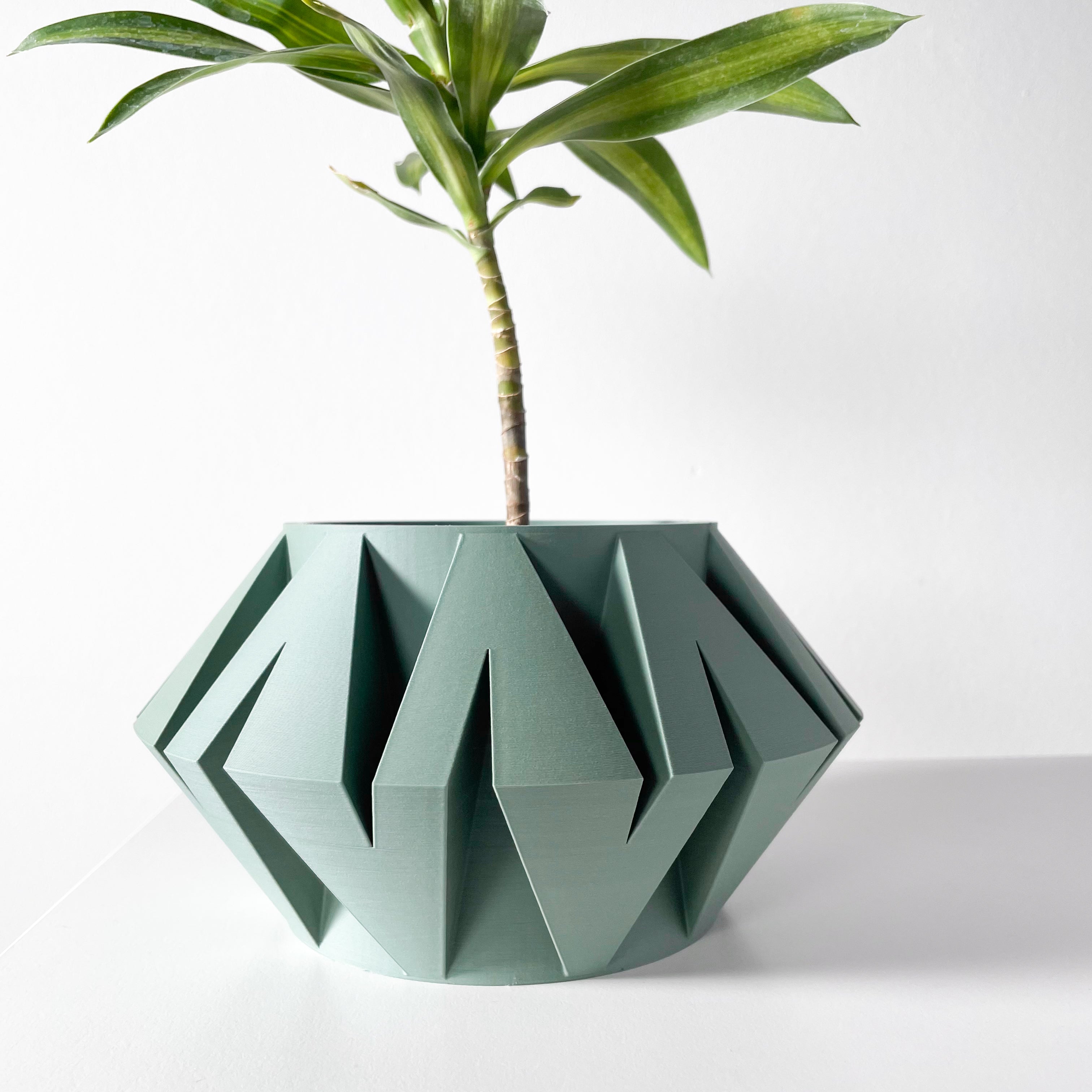 Kovi Planter Vase mit Ablauf – Zen-Moderne Dekoration