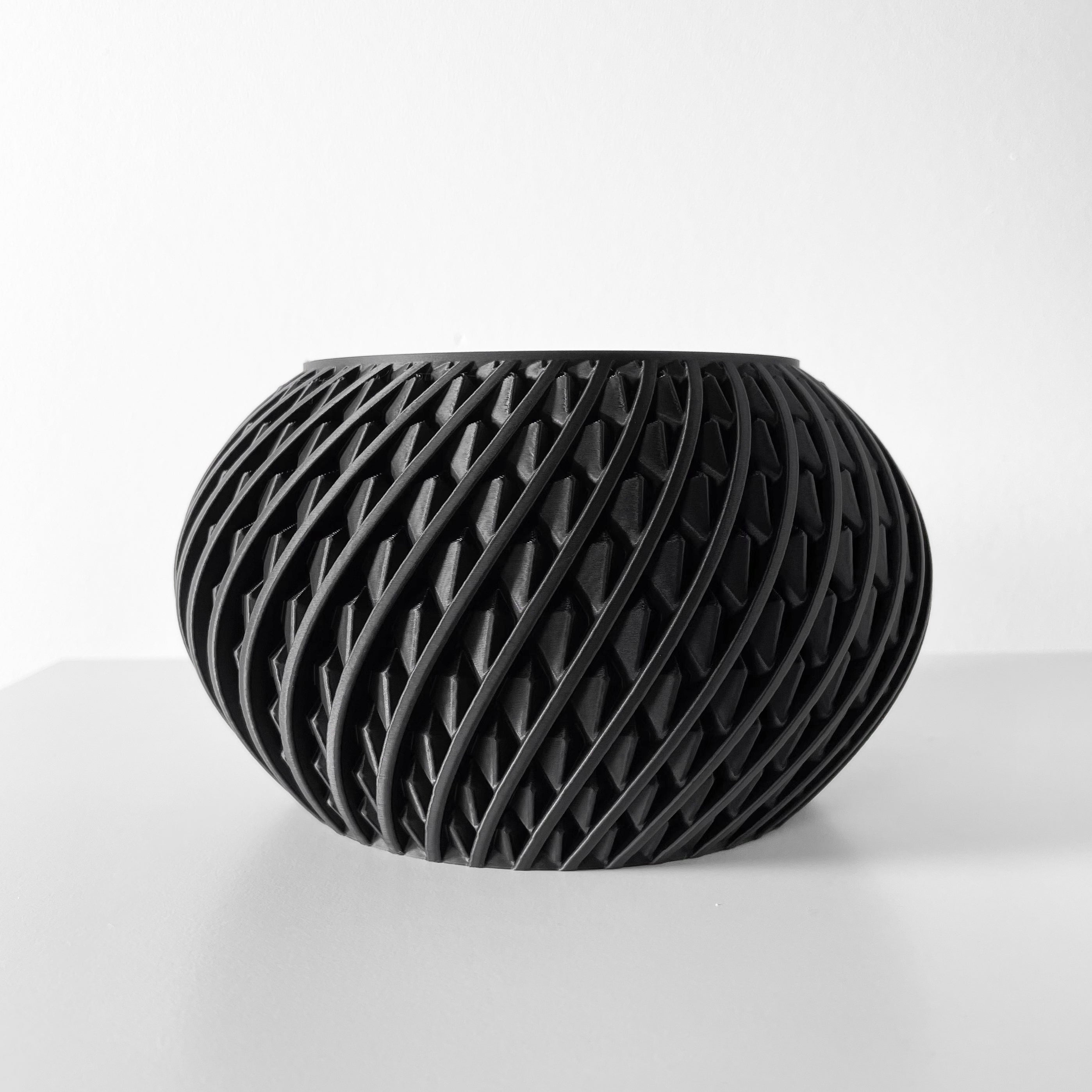 Kio Planter Vase mit Ablauf – Leichte Pflanzdekoration