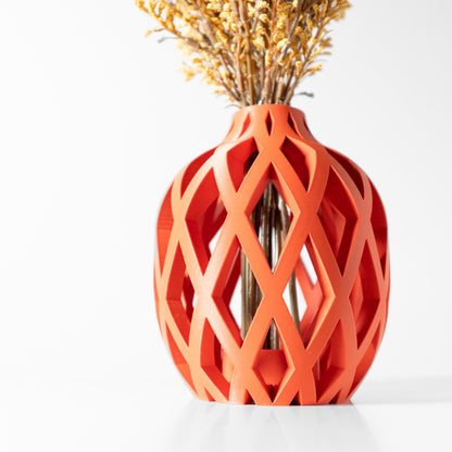 Adani Vase – Leuchtende Moderne Blumenpracht