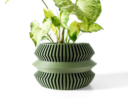 Uldol Planter Vase mit Ablauf – Stabile Pflanzdekoration