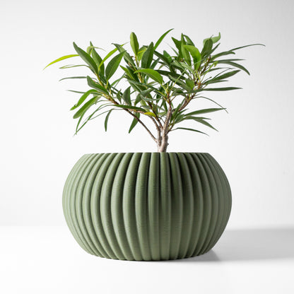 Roni Planter Vase mit Ablauf – Flüssige Pflanzdekoration