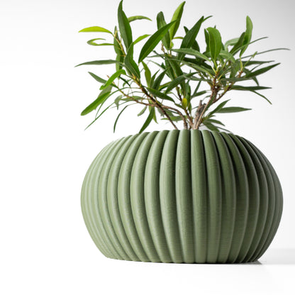 Roni Planter Vase mit Ablauf – Flüssige Pflanzdekoration