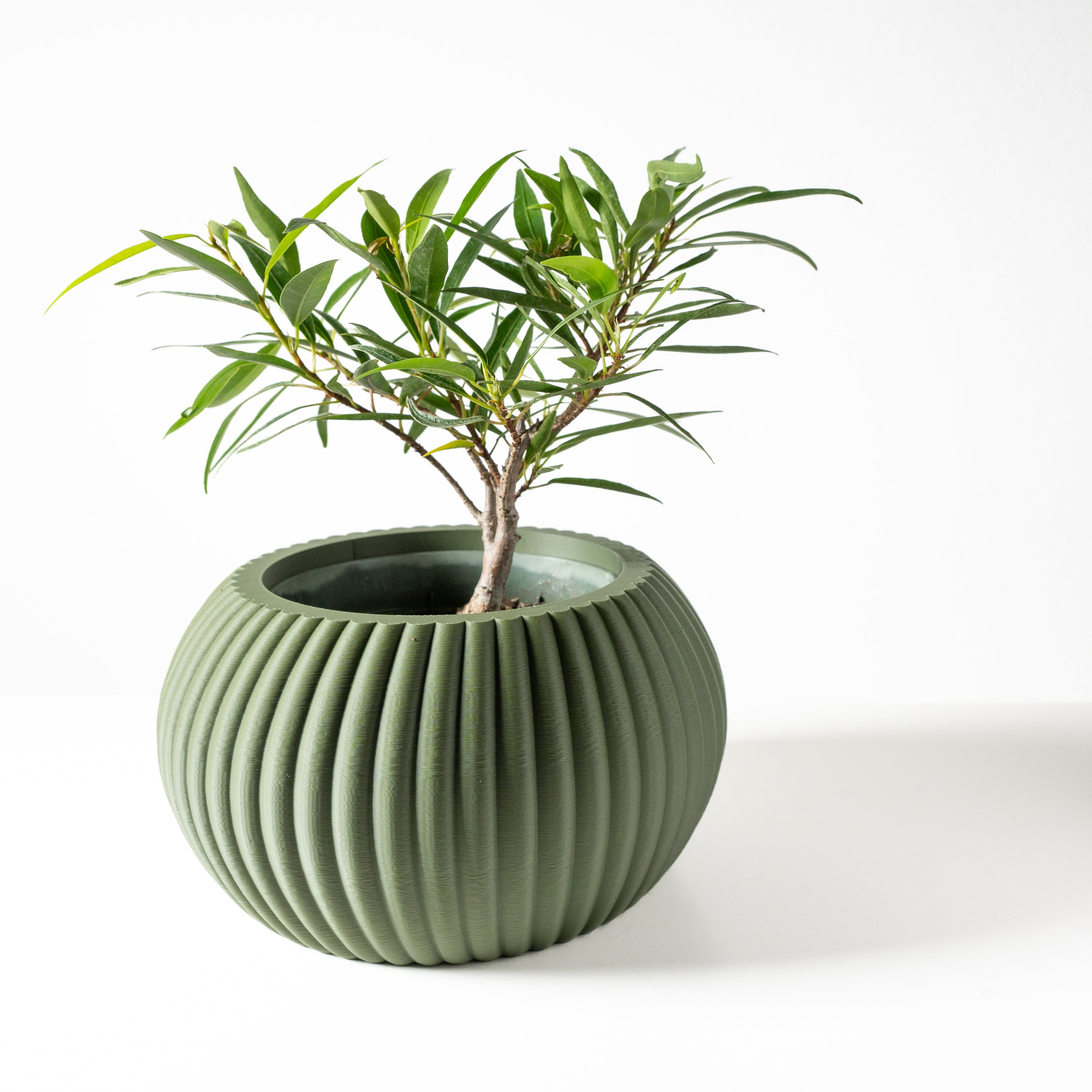 Roni Planter Vase mit Ablauf – Flüssige Pflanzdekoration