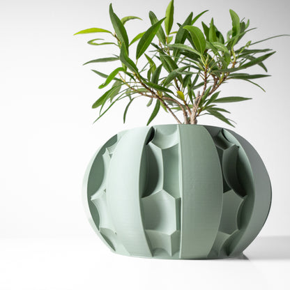 Erna Planter Vase mit Ablauf – Sanfte Pflanzdekoration