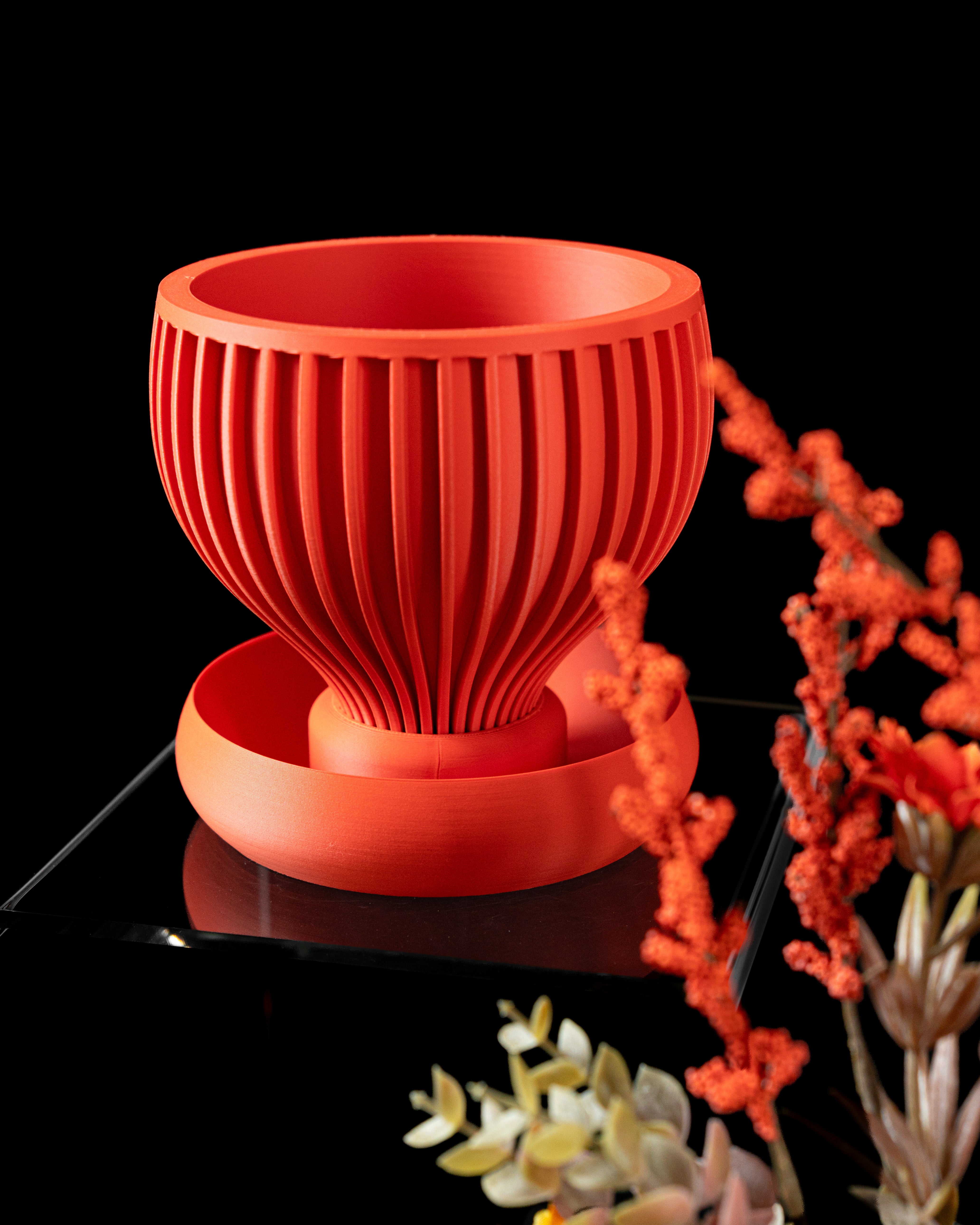 Yin Planter Vase – Harmonische Moderne Pflanzdekoration