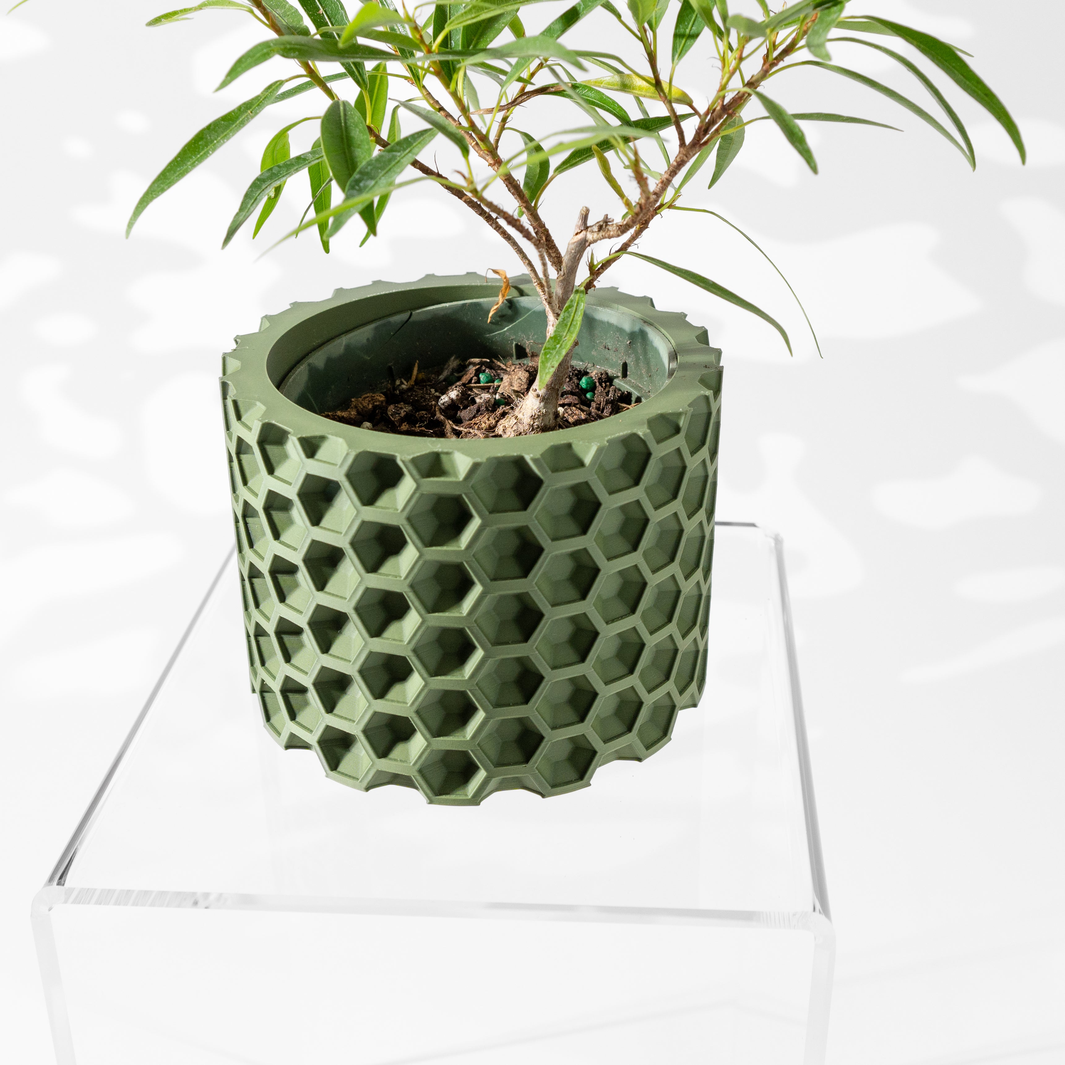 Armos Planter Vase mit Ablauf – Moderne Pflanzdekoration