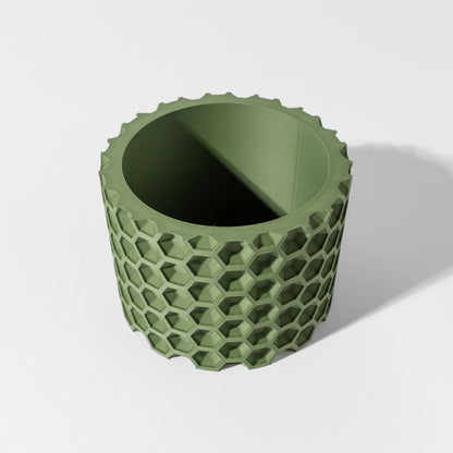 Armos Planter Vase mit Ablauf – Moderne Pflanzdekoration