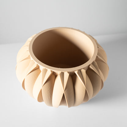 Halden Planter Vase mit Ablauf – Bodenständige Pflanzdekoration