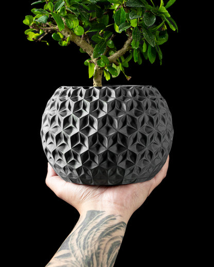 Trihex Planter Vase – Geometrische Moderne Dekoration