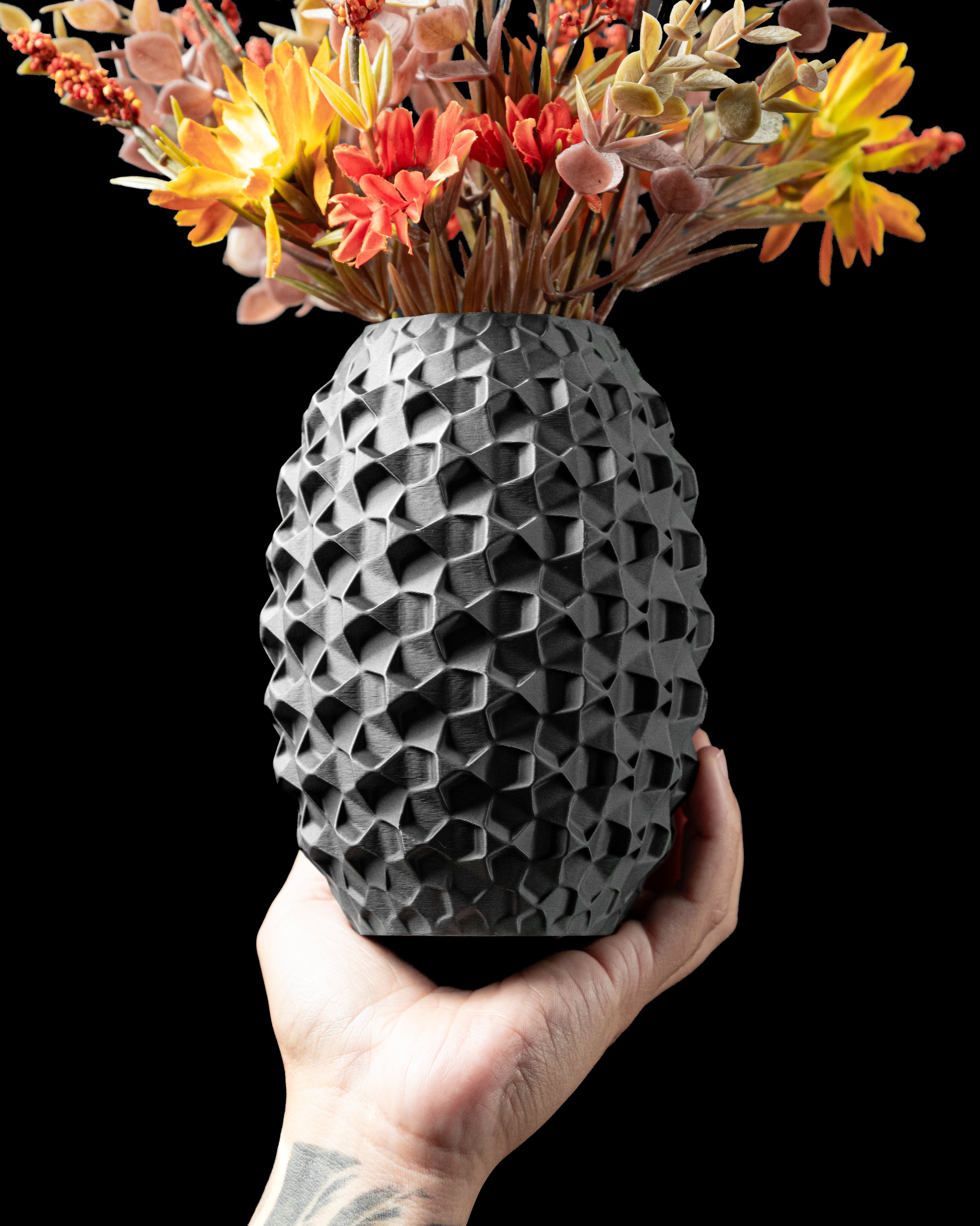 Cobble Flower Vase – Steinige Moderne Blumenpracht