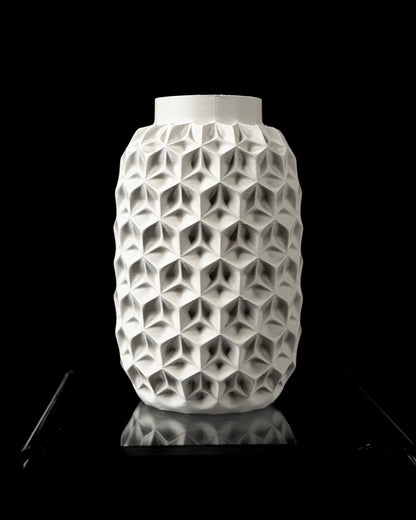 Trihex Vase – Geometrische Moderne Blumenpracht