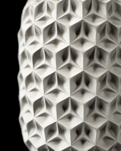 Trihex Vase – Geometrische Moderne Blumenpracht