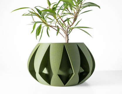 Moki Planter Vase mit Ablauf – Spielerische Pflanzdekoration