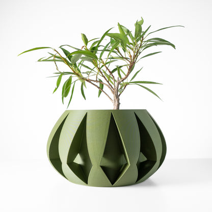 Moki Planter Vase mit Ablauf – Spielerische Pflanzdekoration
