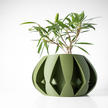 Moki Planter Vase mit Ablauf – Spielerische Pflanzdekoration