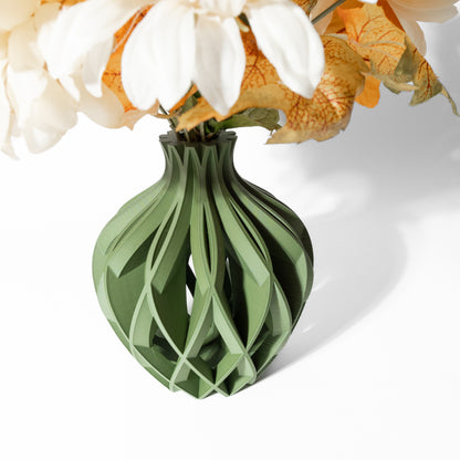 Kovo Vase – Fließende Moderne Blumenpracht