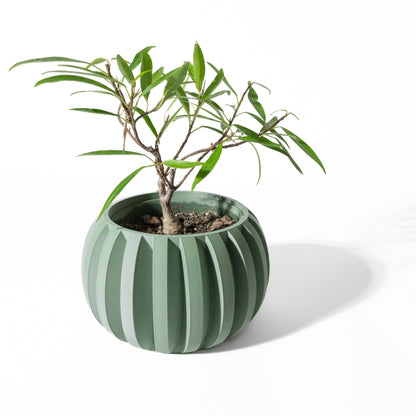 Jone Planter Vase mit Ablauf – Klare Pflanzdekoration