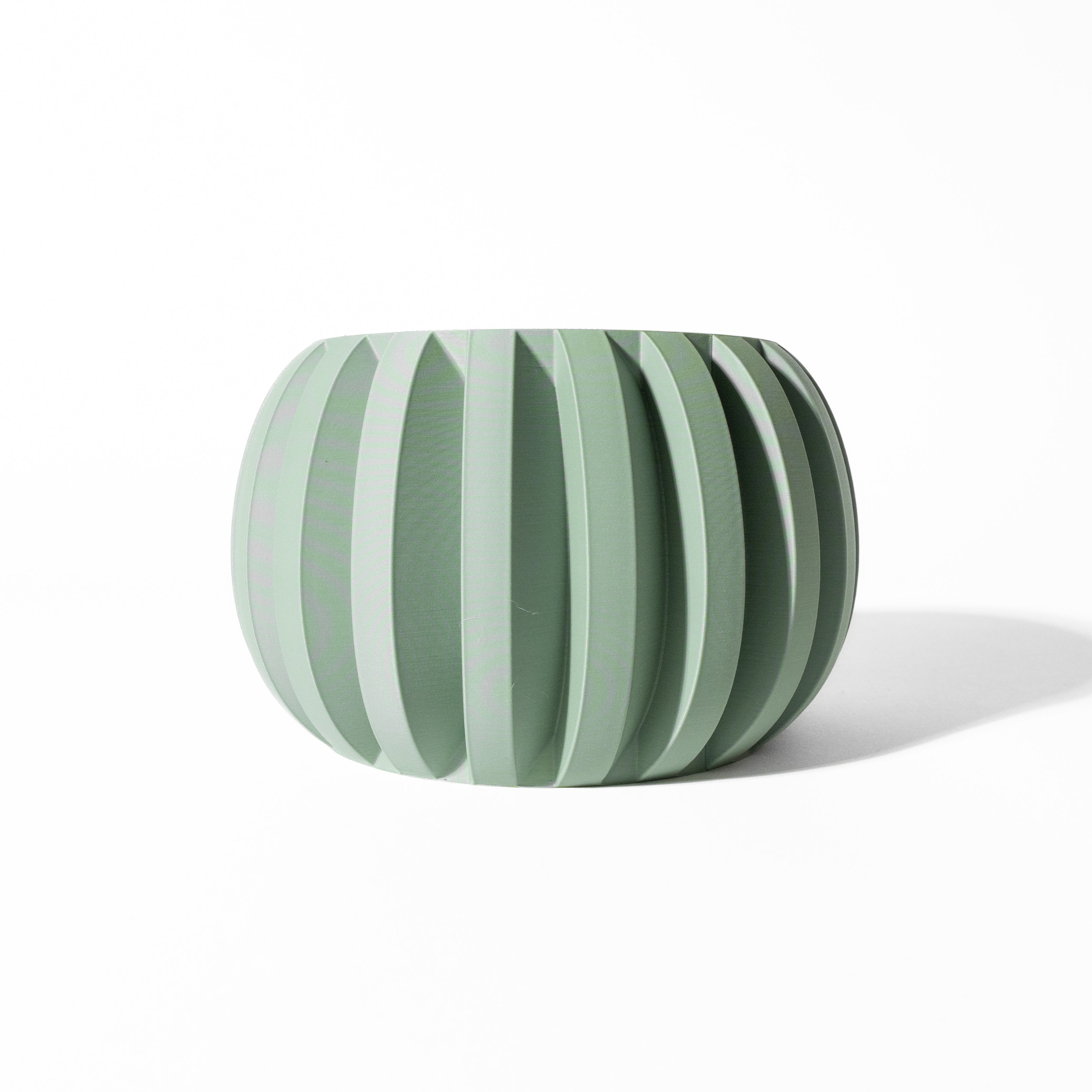 Jone Planter Vase mit Ablauf – Klare Pflanzdekoration