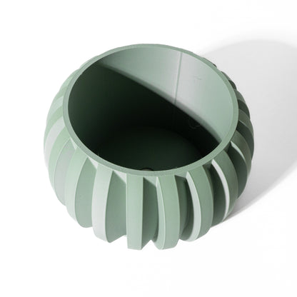 Jone Planter Vase mit Ablauf – Klare Pflanzdekoration