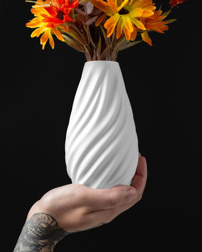 Wave Flower Vase – Wellenartige Moderne Blumenpracht