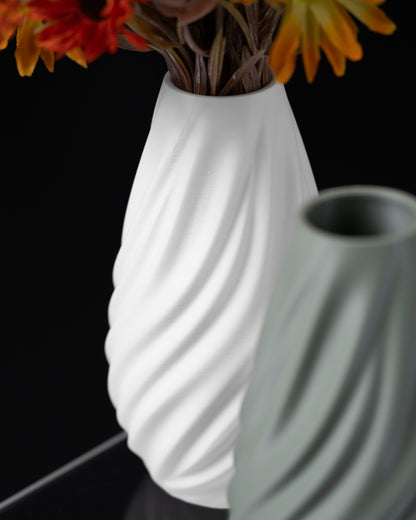 Wave Flower Vase – Wellenartige Moderne Blumenpracht