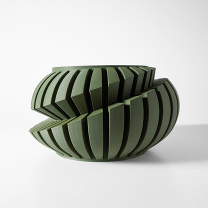 Luxira Planter Vase mit Ablauf – Glanzvolle Pflanzdekoration