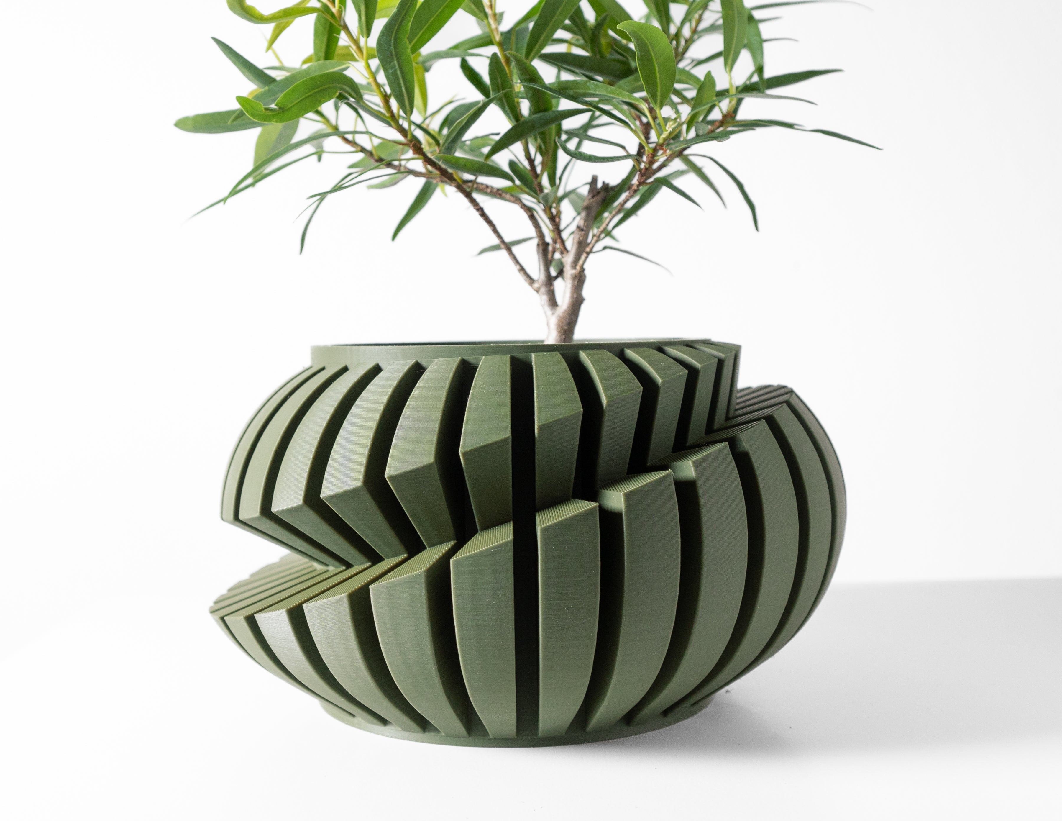 Luxira Planter Vase mit Ablauf – Glanzvolle Pflanzdekoration