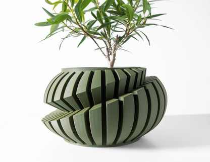 Luxira Planter Vase mit Ablauf – Glanzvolle Pflanzdekoration