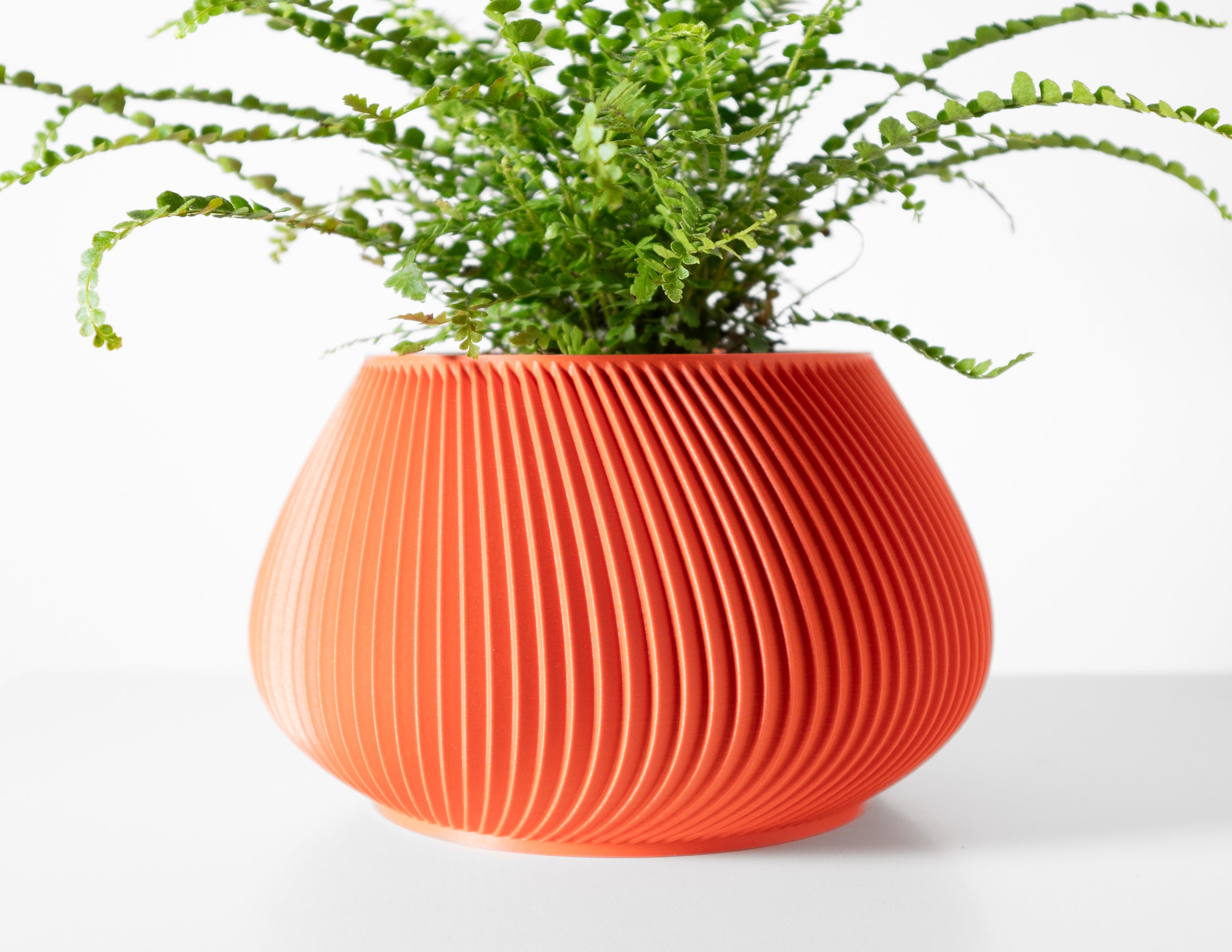 Davi Planter Vase mit Ablauf – Sanfte Pflanzdekoration