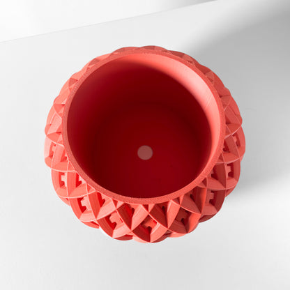 Rokio Planter Vase mit Ablauf – Dynamische Pflanzdekoration