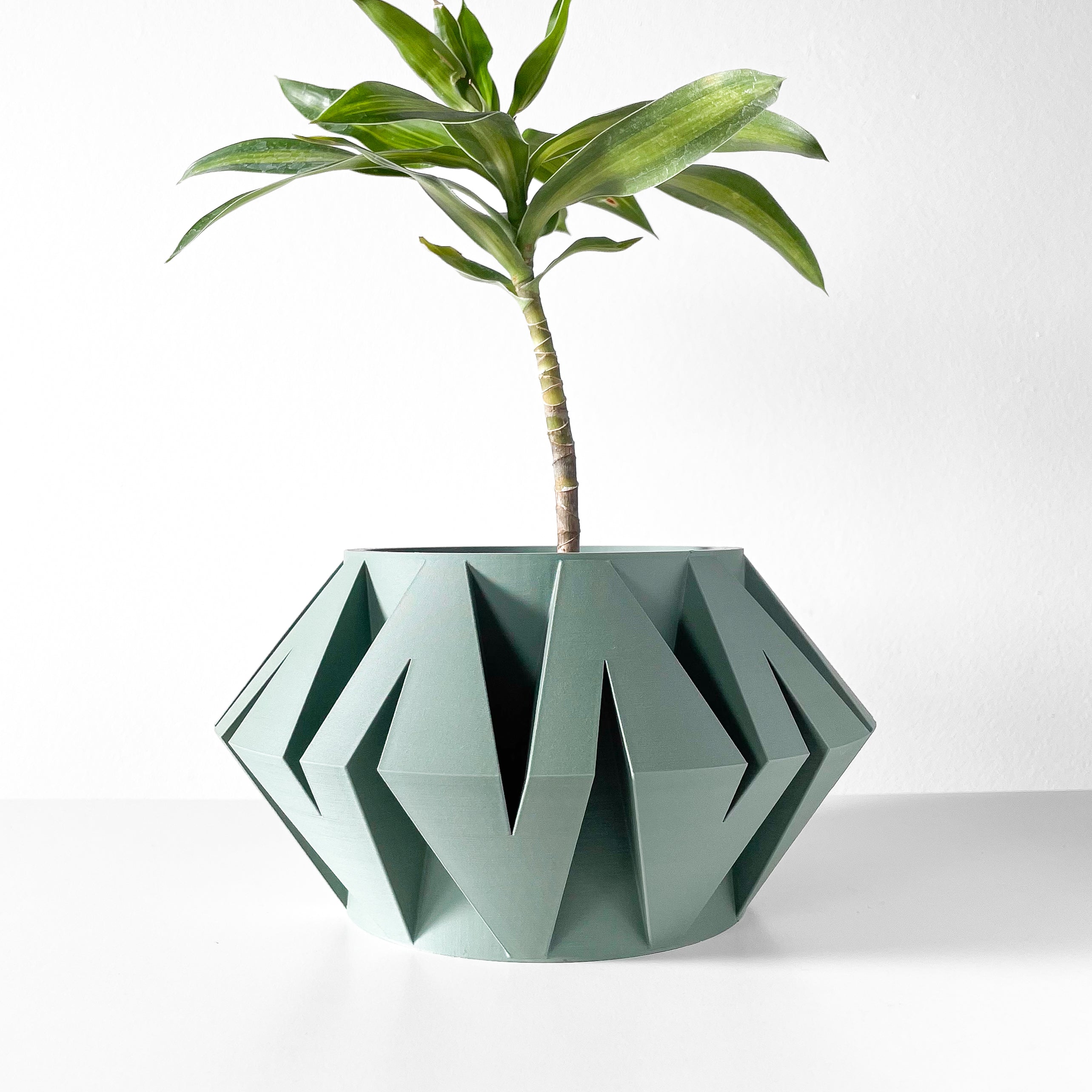 Kovi Planter Vase mit Ablauf – Zen-Moderne Dekoration