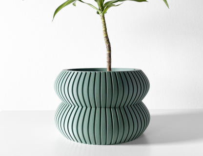 Milo Planter Vase mit Ablauf – Leichte Pflanzdekoration
