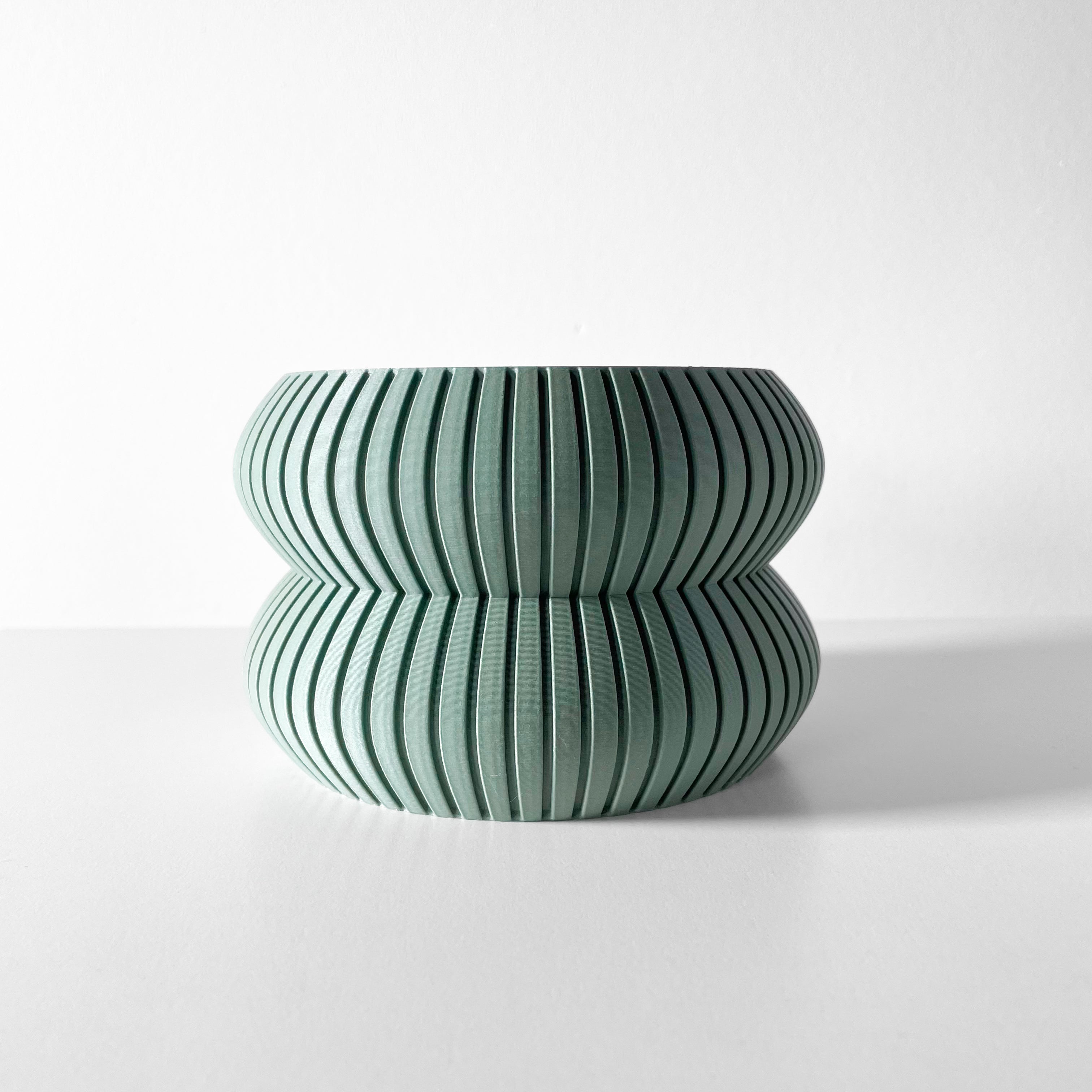 Milo Planter Vase mit Ablauf – Leichte Pflanzdekoration