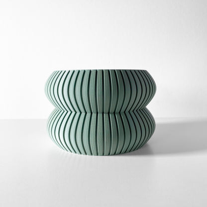 Milo Planter Vase mit Ablauf – Leichte Pflanzdekoration