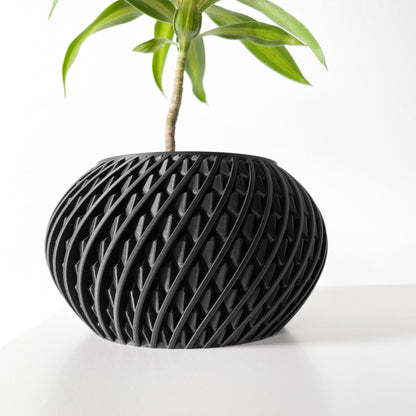 Kio Planter Vase mit Ablauf – Leichte Pflanzdekoration