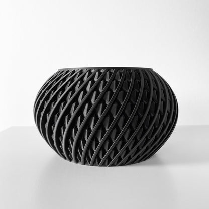 Kio Planter Vase mit Ablauf – Leichte Pflanzdekoration