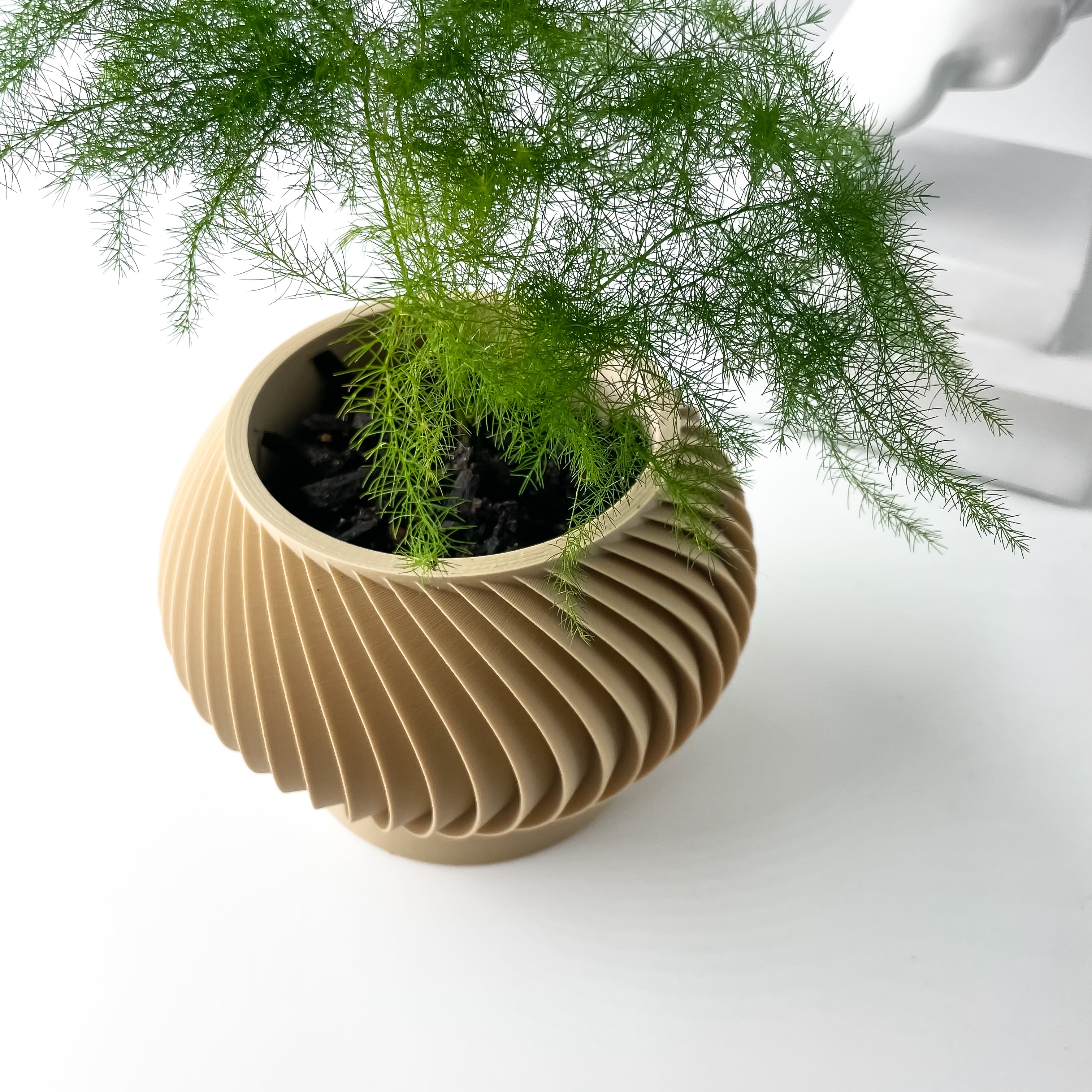 Caleth Planter Vase mit Ablauf – Elegante Pflanzdekoration