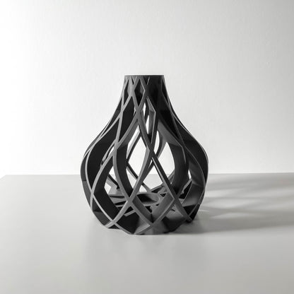 Vukan Vase – Vulkanische Moderne Blumenpracht